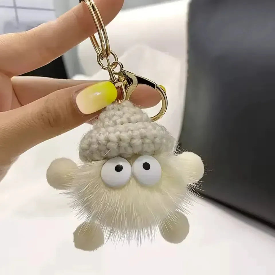 Soot Sprite Snuggles Plush Keychain