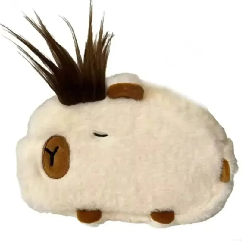 Rockstar Capybara Plush Pencil Pouch