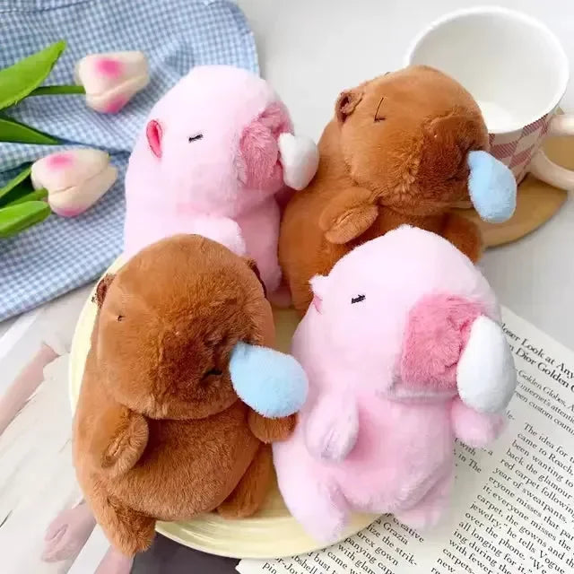 Snotty Snuggler Capybara Keychain