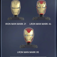 Original Iron Man Helmet Mask War Machine MK16 MK42 MK85 Tony Stark DIY Can Open Close Toys Model Action Figure Assembled Gift - Bear Hugs