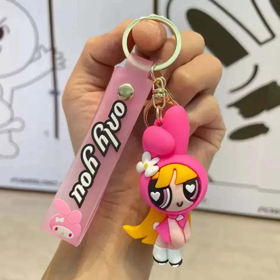Sanliou Powerpuff Pocket Protectors Keychain