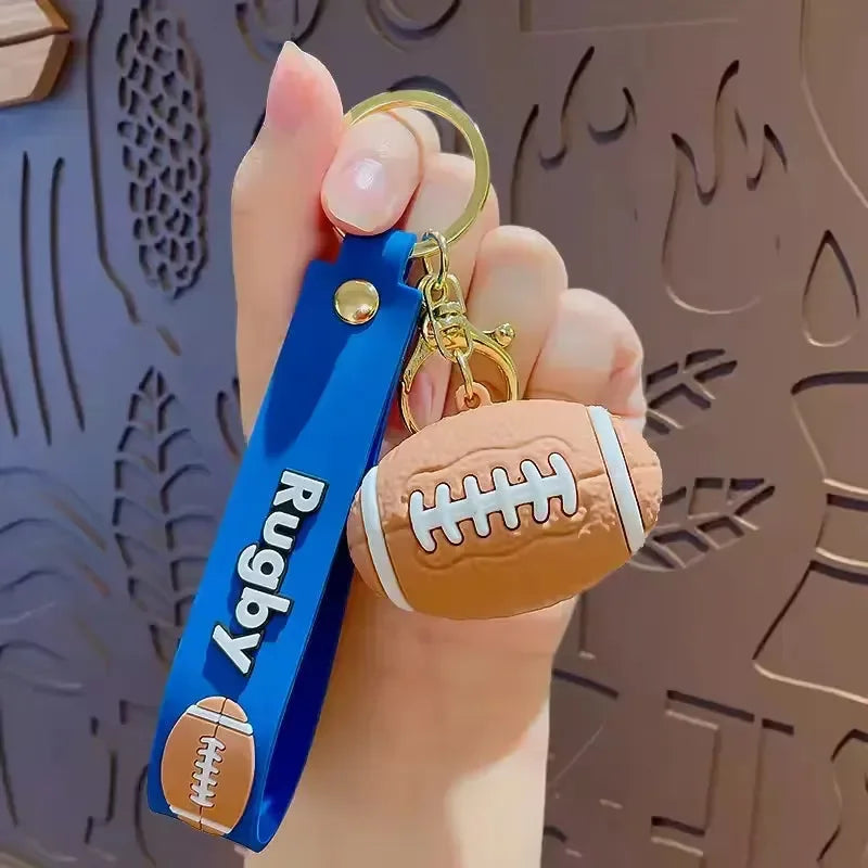 Sporty Spheres Sports Ball Keychain