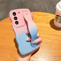 Curly Gradient Case (For Samsung)