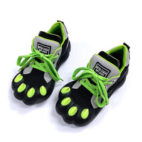 Fashionable Cat Claw Women's Shoes Thick Bottom round Toe Canvas Upgraded Version of the Classic Slip-On Sneakers Spring Autumn - Bear Hugs
