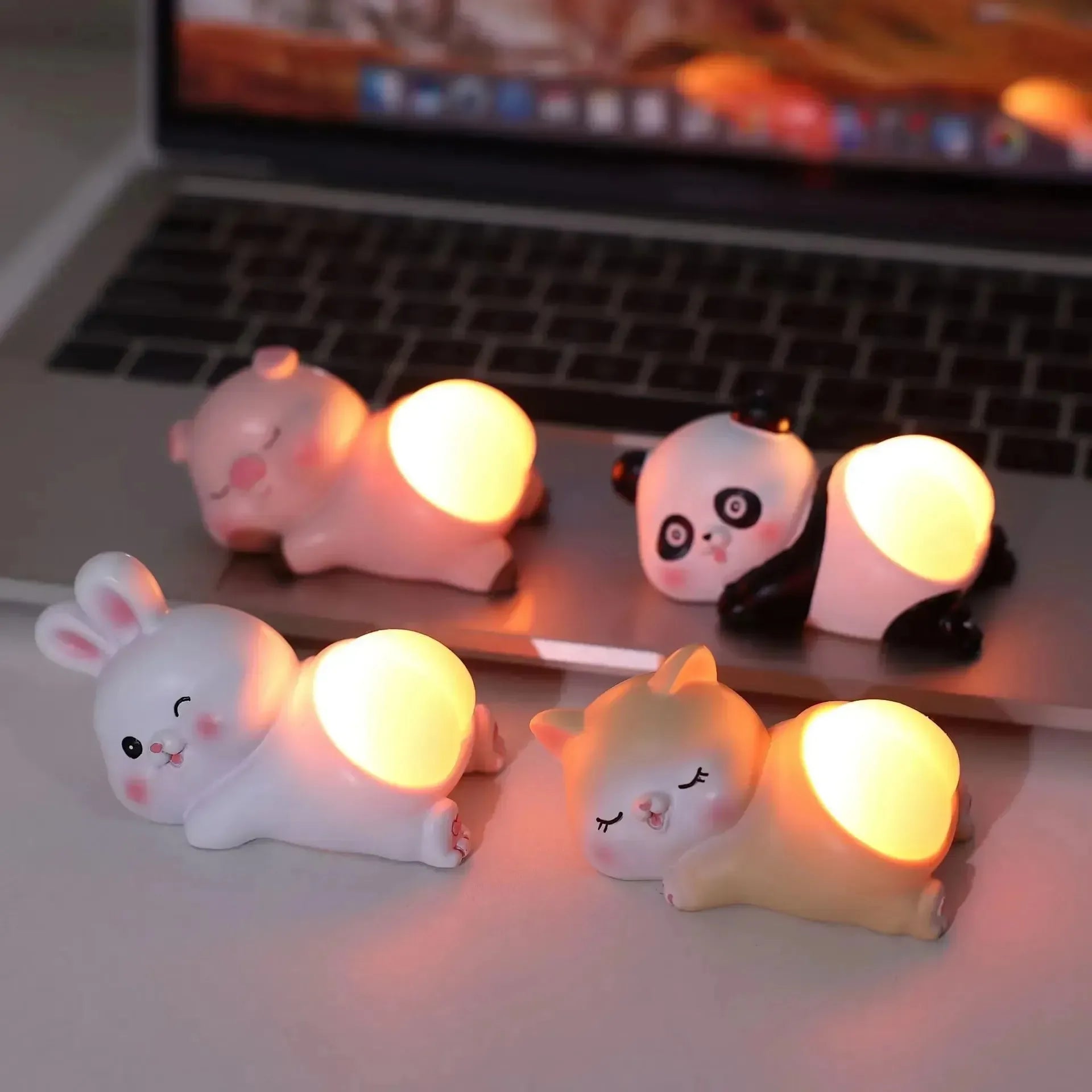 Cheeky Glow Mini Animal Ornaments Lamp