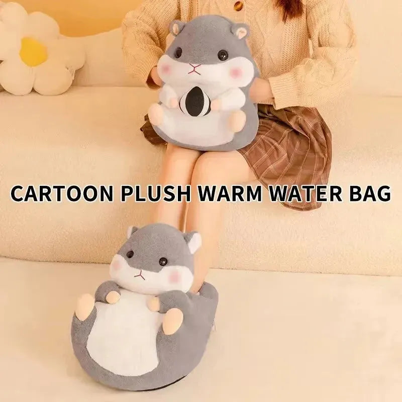 Cartoon Plush Electric Hotwater Bag - Bear Hugs