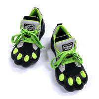 Fashionable Cat Claw Women's Shoes Thick Bottom round Toe Canvas Upgraded Version of the Classic Slip-On Sneakers Spring Autumn - Bear Hugs