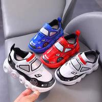 Glow & Go Luminous Cartoon Car Sneakers