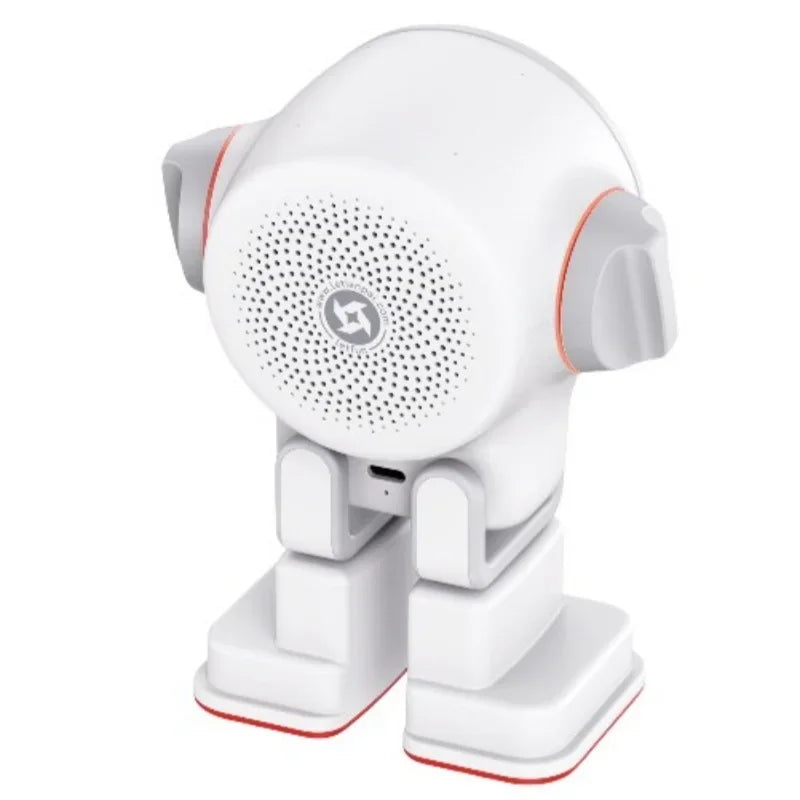 Original Letianpai Rux Robot Smart Companion Electron Ai Intelligent Automation Robot GPT Voice Fun Desktop Pet ai Robots White - Bear Hugs