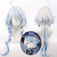 Furina Cosplay Costume Wig Hair Impact Fontaine Focalors with Hat Black Suits High Heel Cosplay Shoes for Women Outfits - Bear Hugs