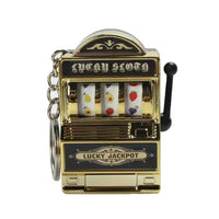 Jackpot Fruit Slot Machine Keychain