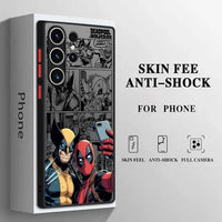 Deadpool vs Wolverine Matte Phone Case (For Samsung)