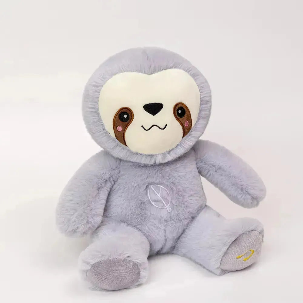 Kawaii Musical Breathing Sloth Plush Toy