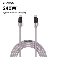 Sharge 240W USB Type-C Data Cable