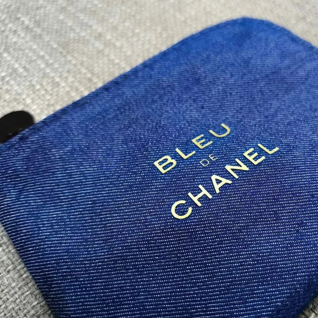 Luxe Blue Denim Coin & Card Purse