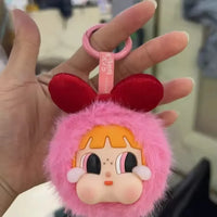 CRYBABY Powerpuff Girls Plush Keychain