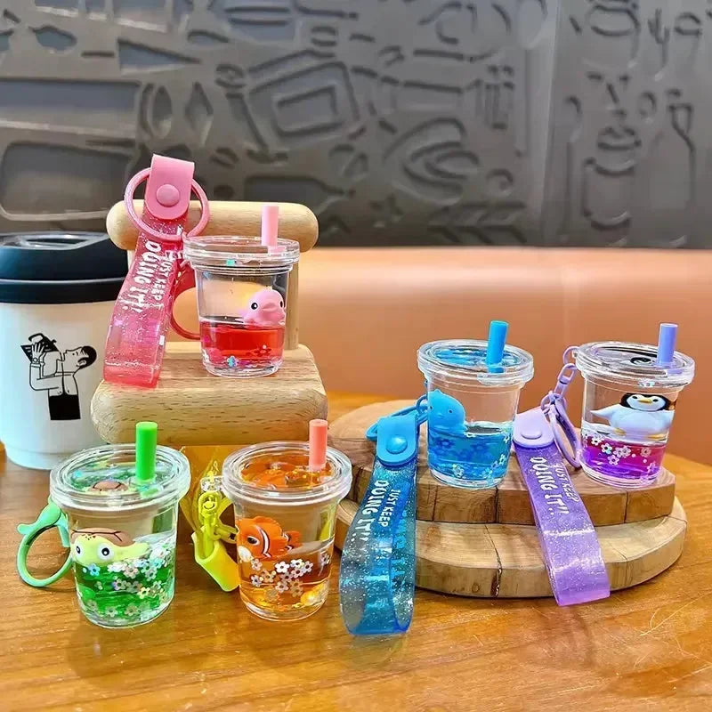 Bubble Reef Buddies Liquid Keychain