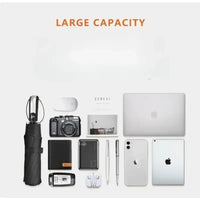 Premium Leather-Look Casual Backpack