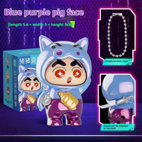 Crayon Shinchan Gradient Face Changing Keychain