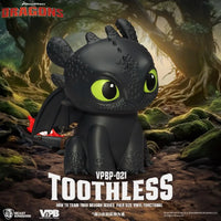 Genuine Beast Kingdom How To Train Your Dragon Toothless Light Fury Vinyl Piggy Bank Action Figure Collectible Model in Stock - Bear Hugs