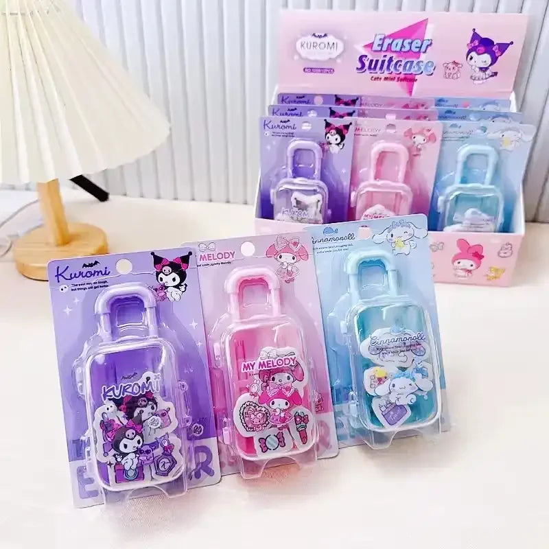 Sanliou Travel Suitcase Eraser Set