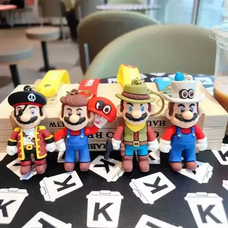 Super Mario Power-Ups 3D Keychain