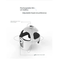 Wireless Head Eye Integrated Massager Helmet Bluetooth Music Relieve The Fatigue of The Scalp Eyes Heating Relax Instrument - Bear Hugs