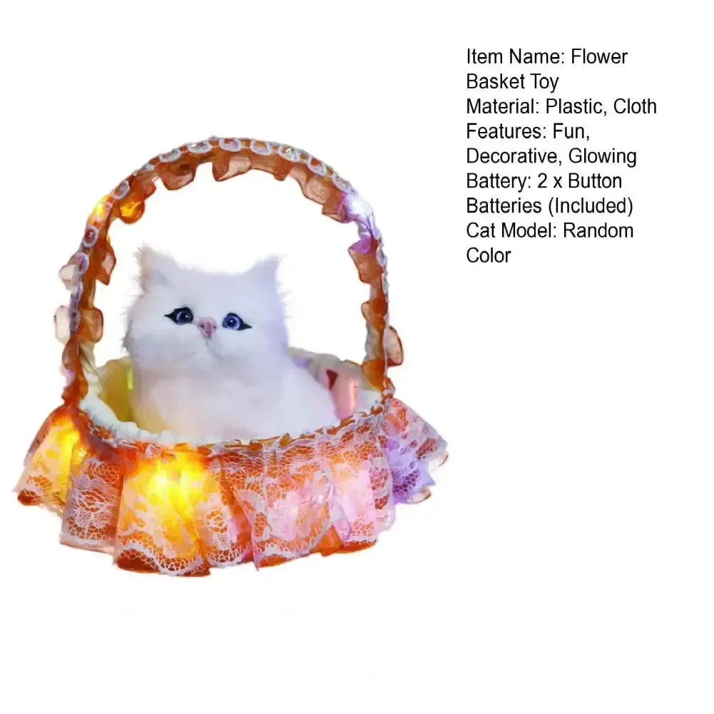 Glowing Basket Buddies Pet Plush