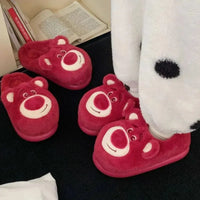 Lotso Winter Plush Slippers - Bear Hugs