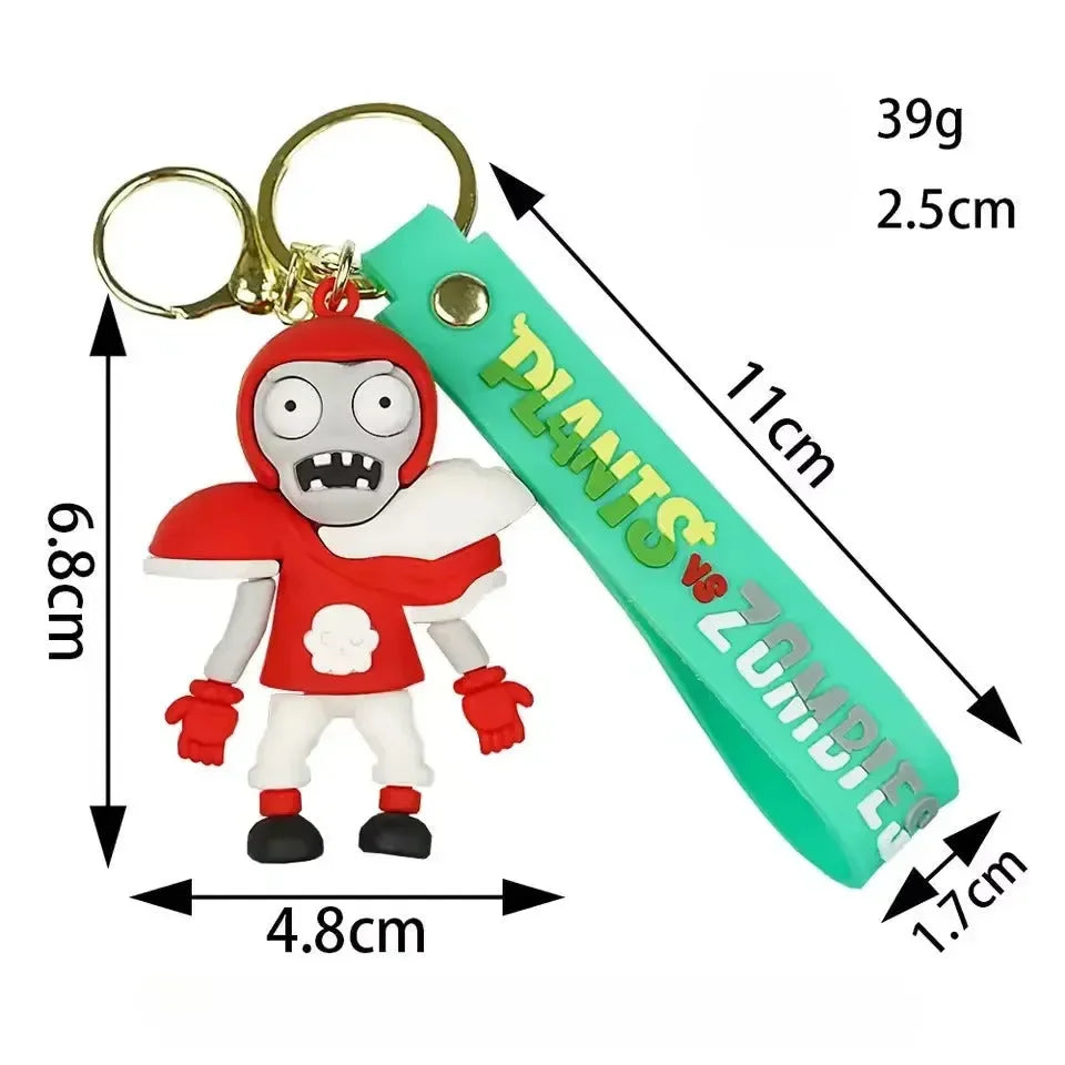 Quirky Plants vs Zombies 3D Keychain