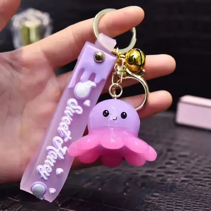 Lumino-Octo LED Octopus Keychain
