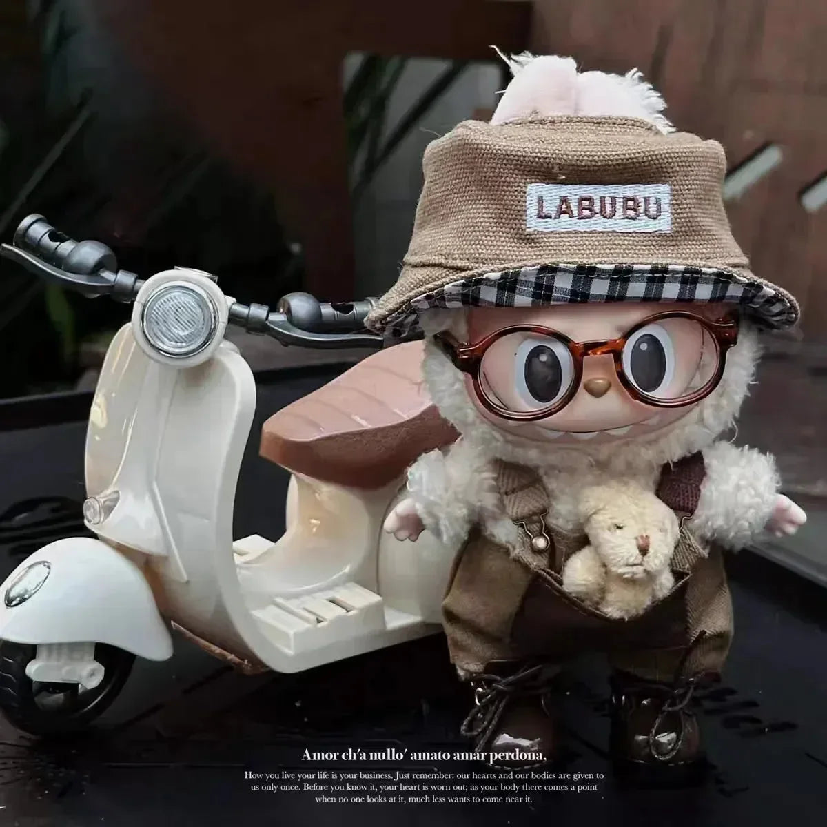 Labubu Mini Travel Moped - Bear Hugs