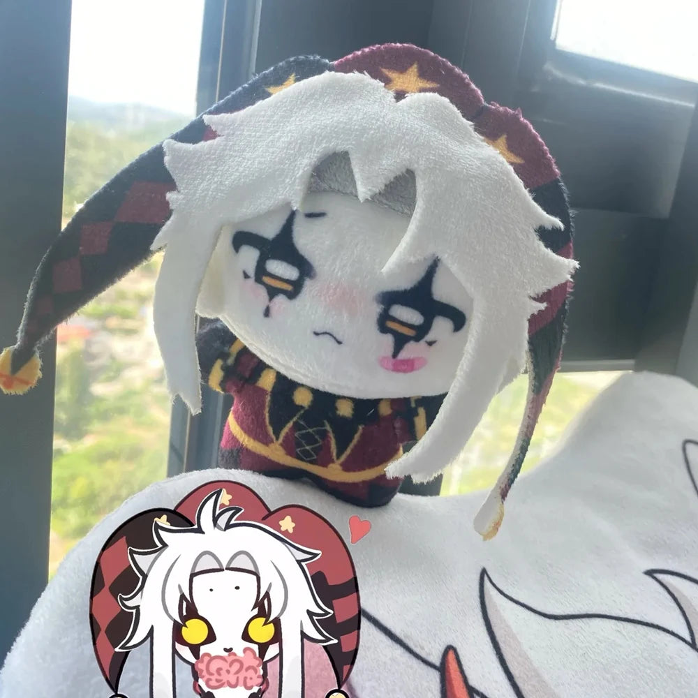 Game The Freak Circus Pierrot Cosplay Doll Plush Stuffed Cotton Figure Dolls Soft Plushies Carnival Accessories Halloween Props - Bear Hugs