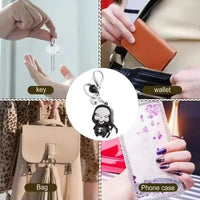 Glow & Sound LED Grim Reaper Keychain