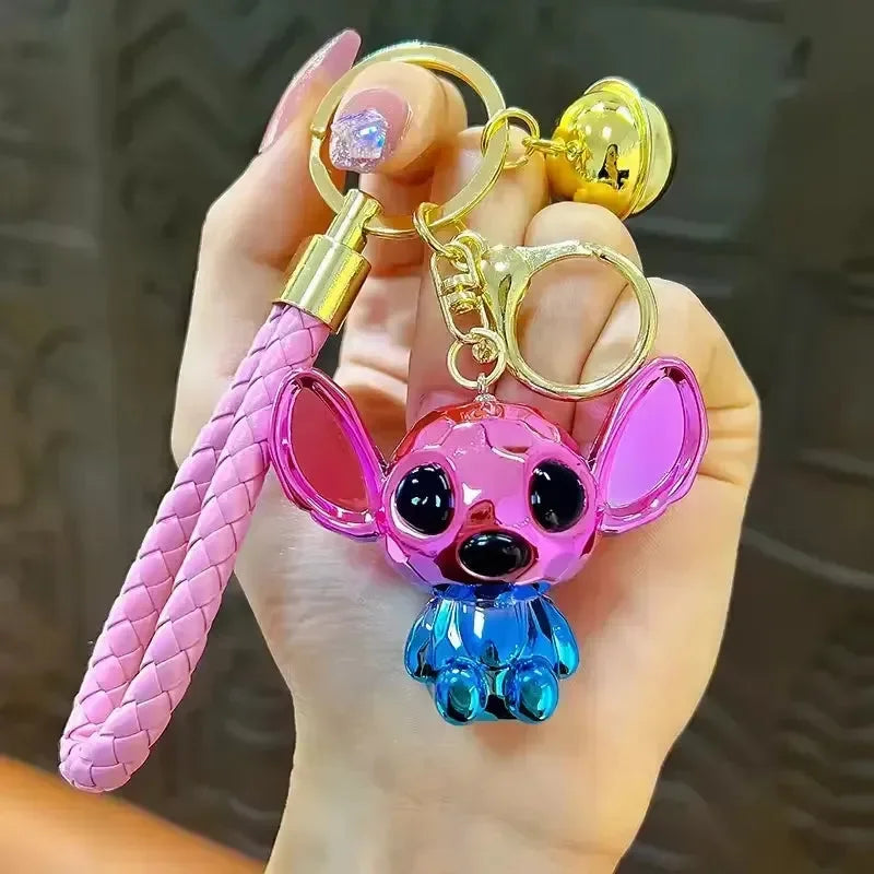 Rainbow Reef Stitch Gradient Keychain