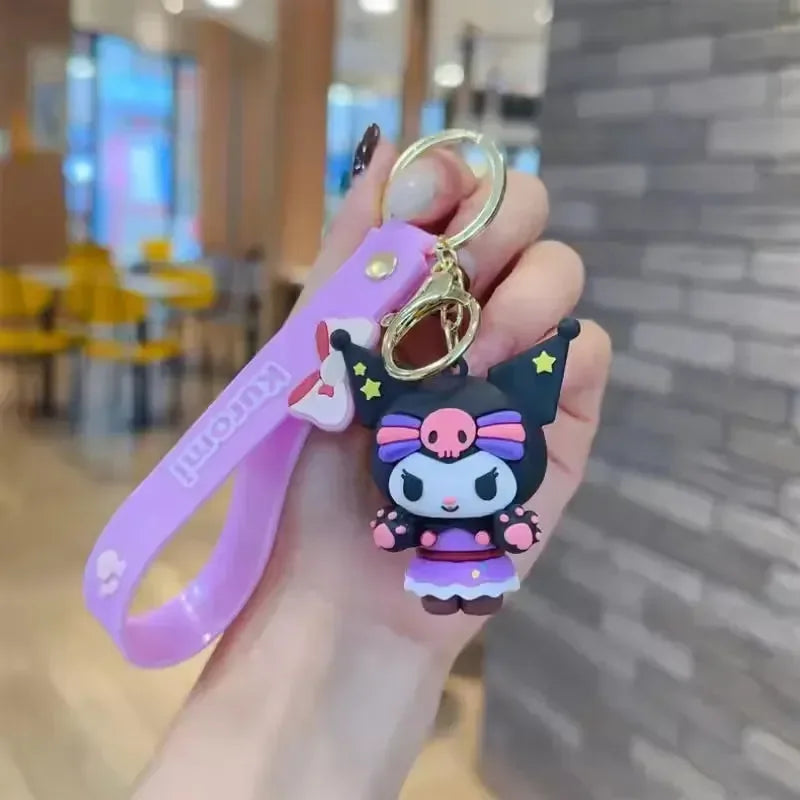 Kuromi Mischief Charms 3D Keychain