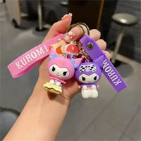 Kawaii Kuromi Palette Play Keychain