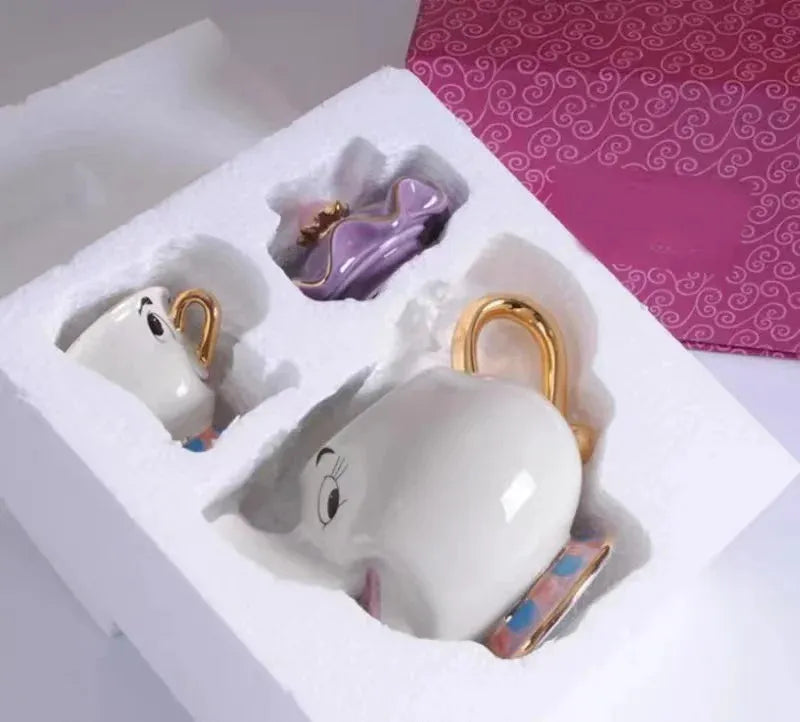 Beauty And The Beast Mrs. Potts & Chip Tea Cup - Bear Hugs