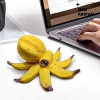 Octopus Statue Funny Banana Octopus Statue Decorative Cute Garden For Living Room Courtyard Home - Bear Hugs