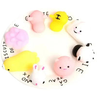 Mini Animal Squishies (Set of 10)