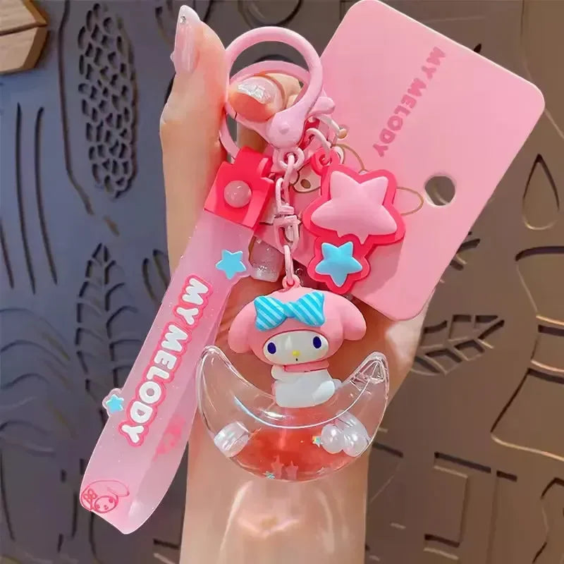 Sanliou Moonbeam Buddies Glitter Keychain