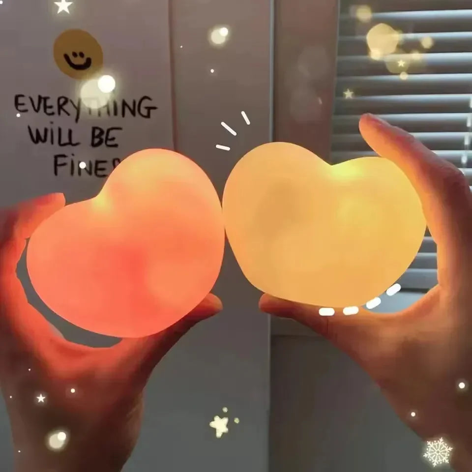 Love Spark 3D Heart Night Light
