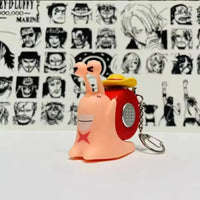 One Piece Transponder Snail Keychain
