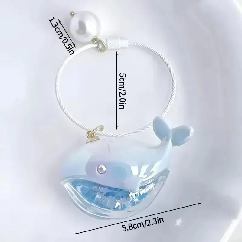 WIFTY Ocean Whisperer Whale Keychain