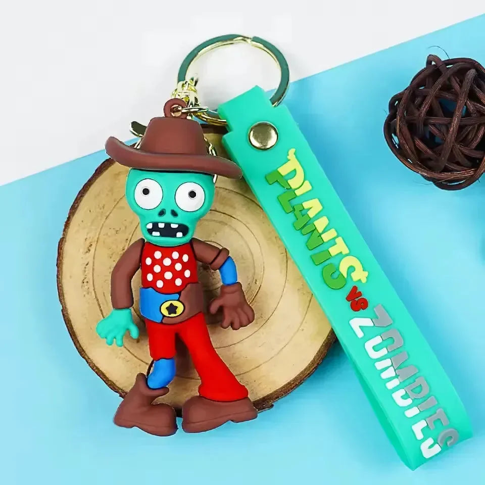 Quirky Plants vs Zombies 3D Keychain