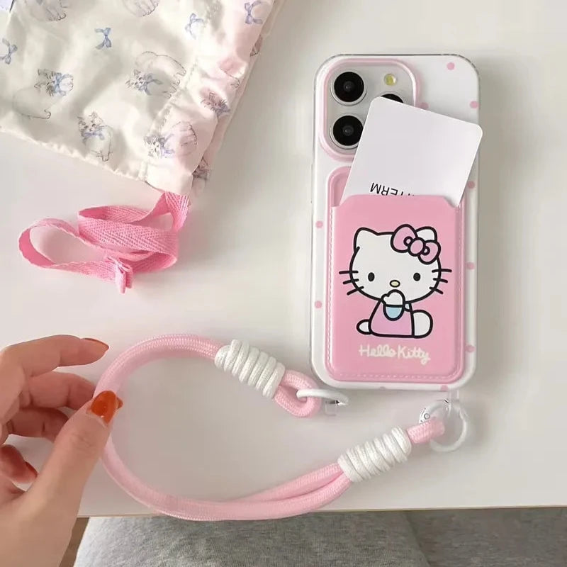 Hello Kitty Card Wallet Phone Case (For iPhones)