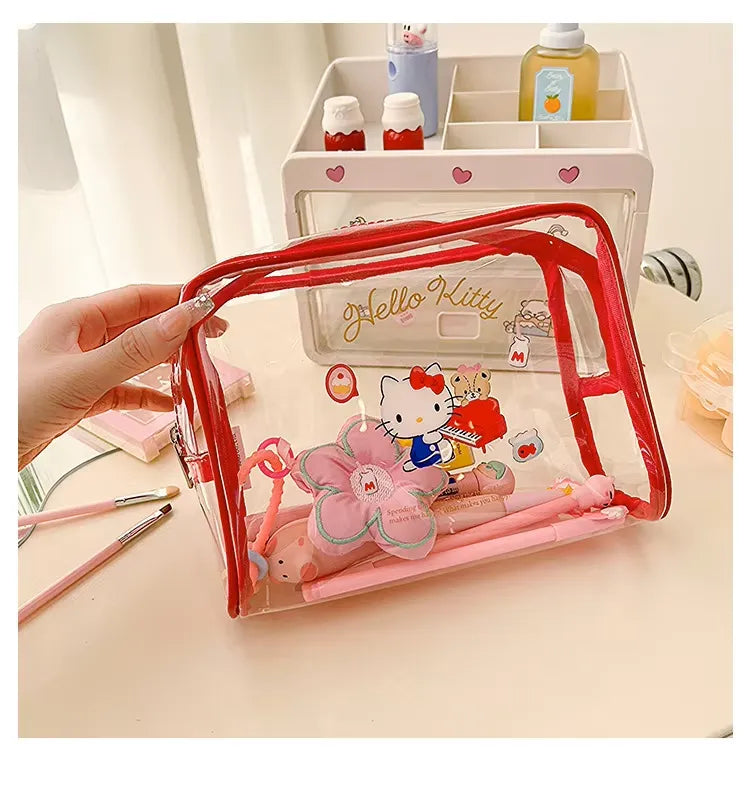 Sanrio Transparent Makeup Bag