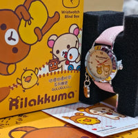 Maihe Rilakkuma Gulu Time Series Watch Blind Box Cute Creative Trendy Toy Figure Wristwatch Mystery Box Holiday Gift Toy - Bear Hugs