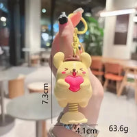 Springy Sanliou Fun Moving Keychain