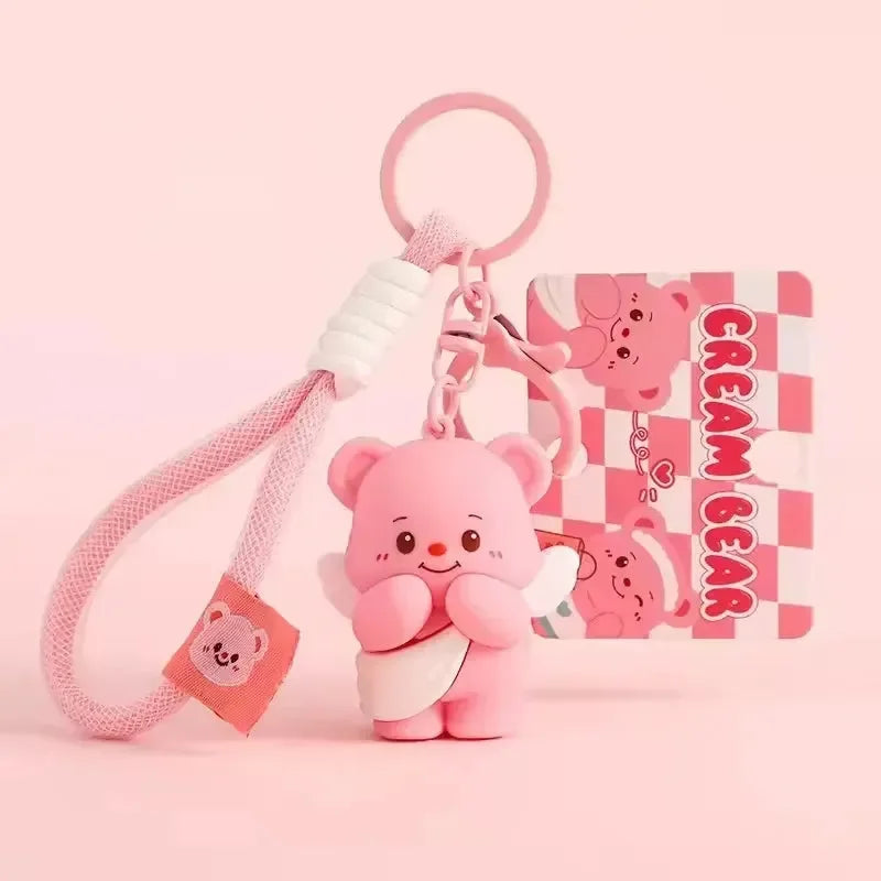 Honeyheart Butter Bear 3D Keychain